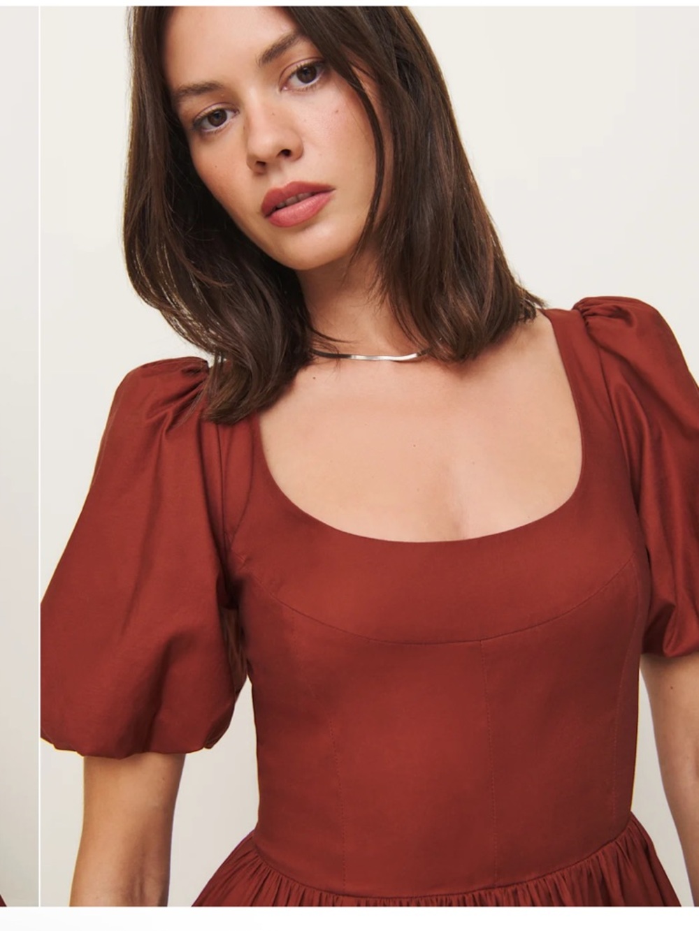 Reformation Everlyn Dress Fig Jam - Size 4 - Picture 6 of 13